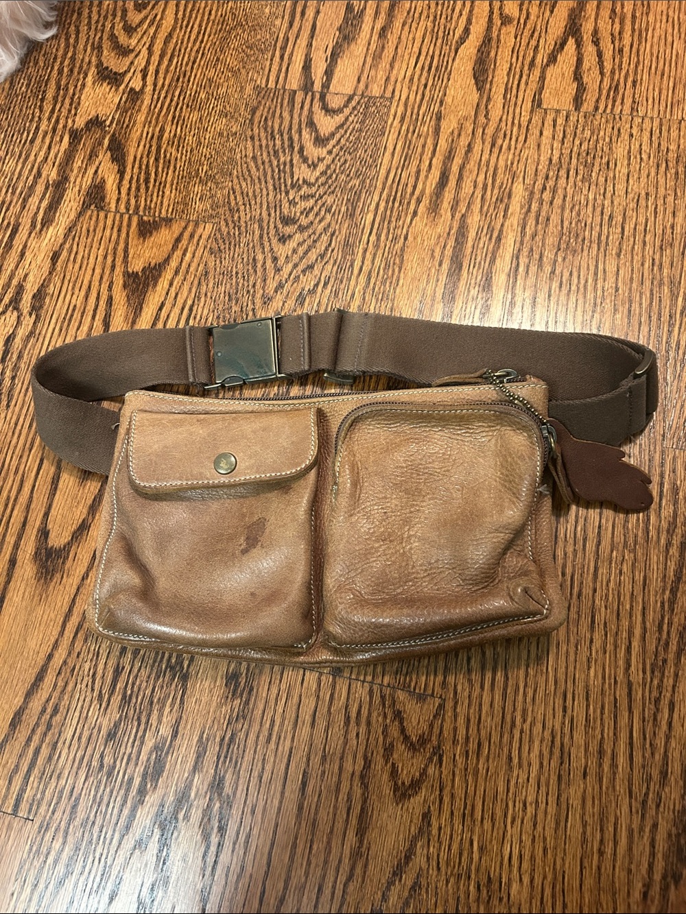 Brown roots bag fanny pack